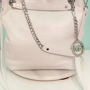 Authentic MICHAEL Michael Kors jet leather purse